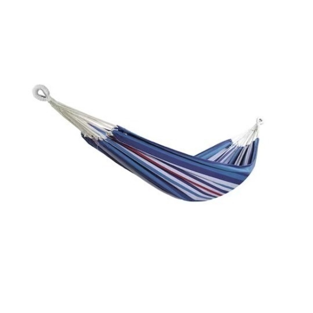 Bliss Hammock In A Bag Blue Striped Portable Travel Hammock New 220lb Capacity - Picture 2 of 10